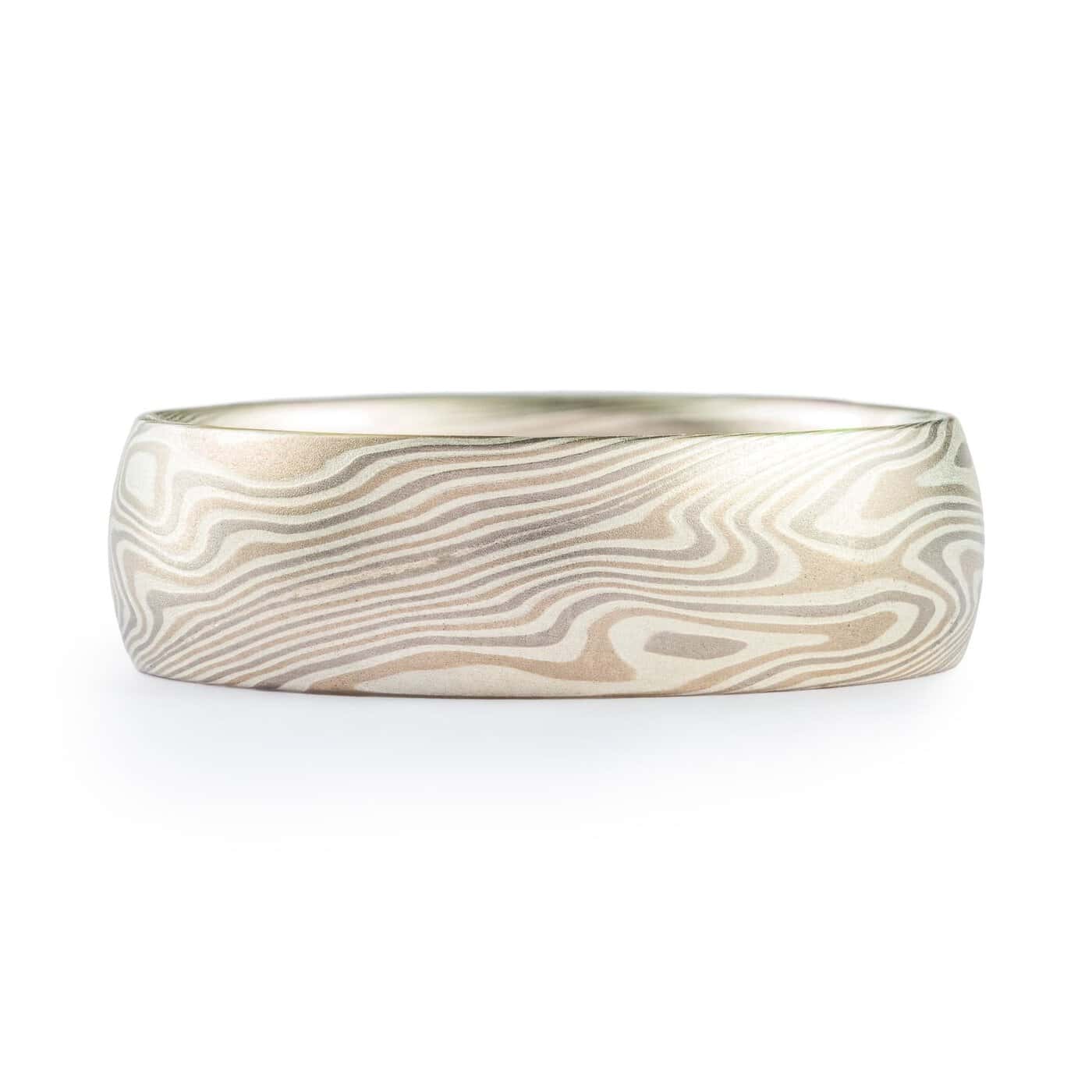 Elegant Smokey Mokume Gane Ring - Image 3