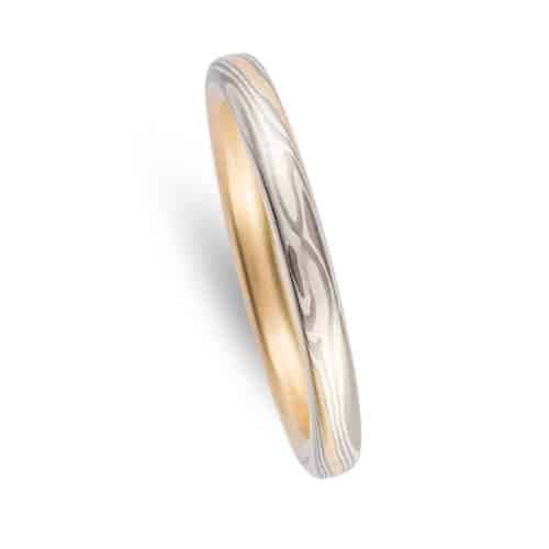 Delicate Gold Stratum Ring in Twist Pattern - Image 4
