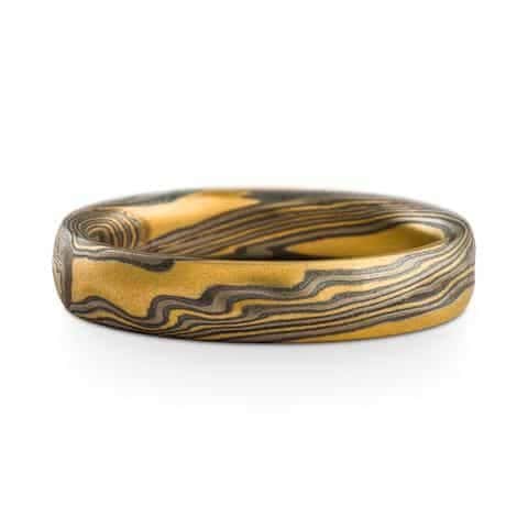 Mokume Gane Ring with Rugged Feel - Image 3