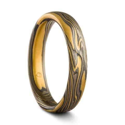 Mokume Gane Ring with Rugged Feel - Image 4