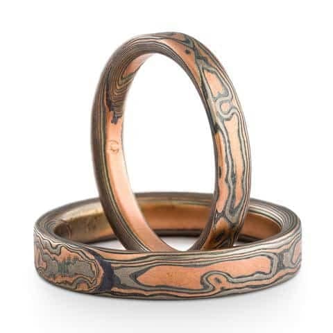 Hand Crafted Mokume Rings
