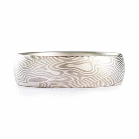 Elegant Heirloom Mokume Gane Ring Set - Image 4