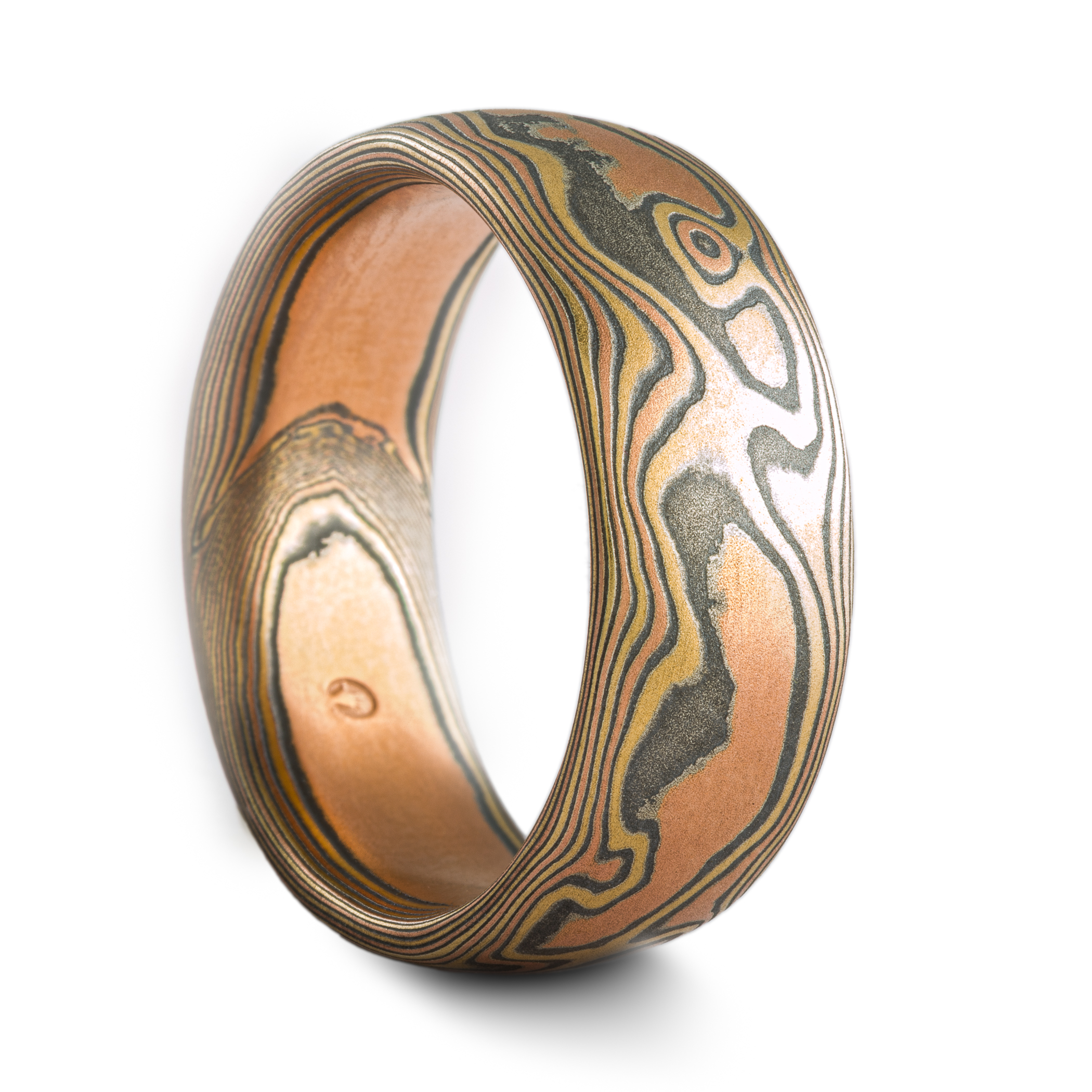 Wild Forest Mokume Band - Image 4