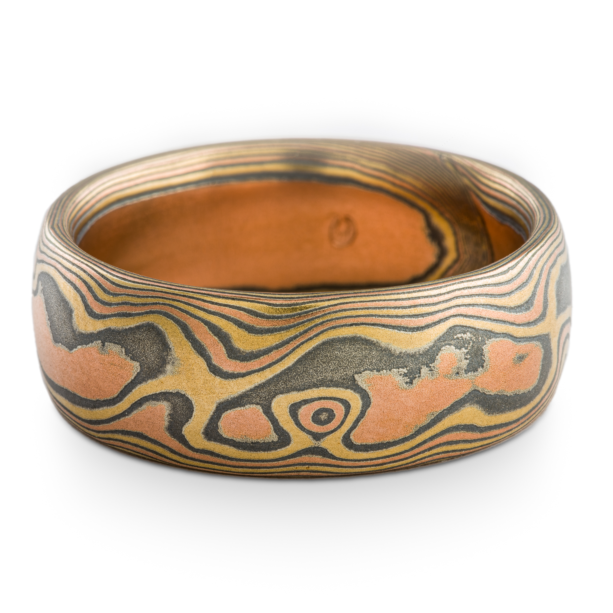 Wild Forest Mokume Band