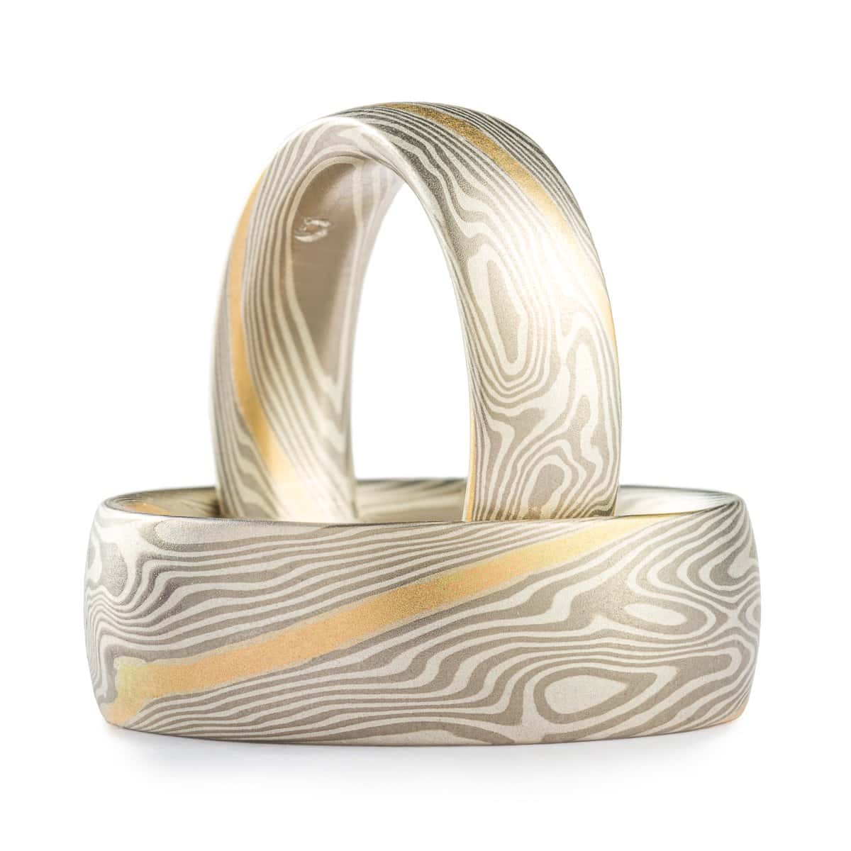 handmade bespoke mens wedding bands in precious metals