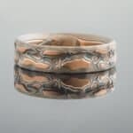Hand Crafted Mokume Wedding Band - Image 3